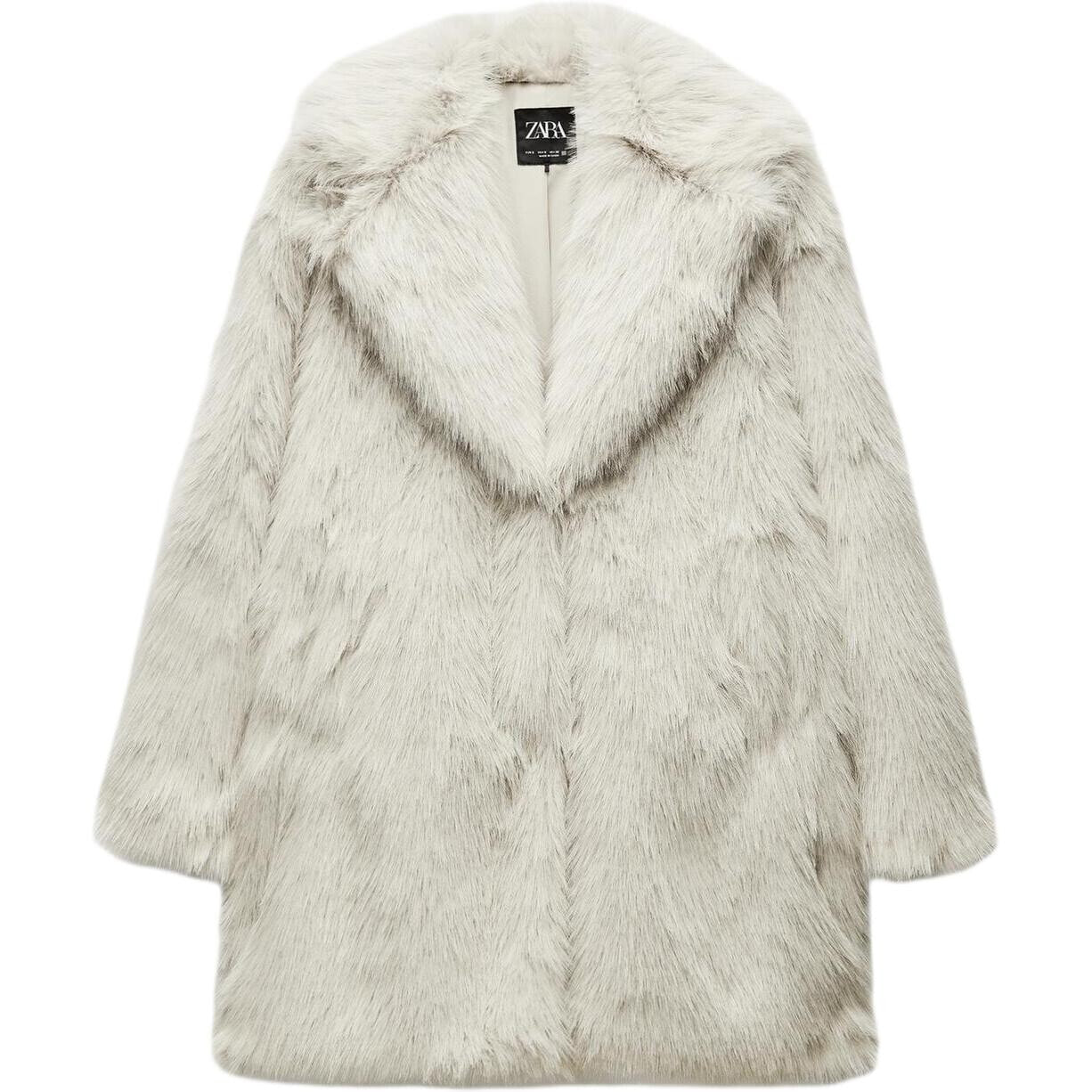 ZARA Coats Women's Natural