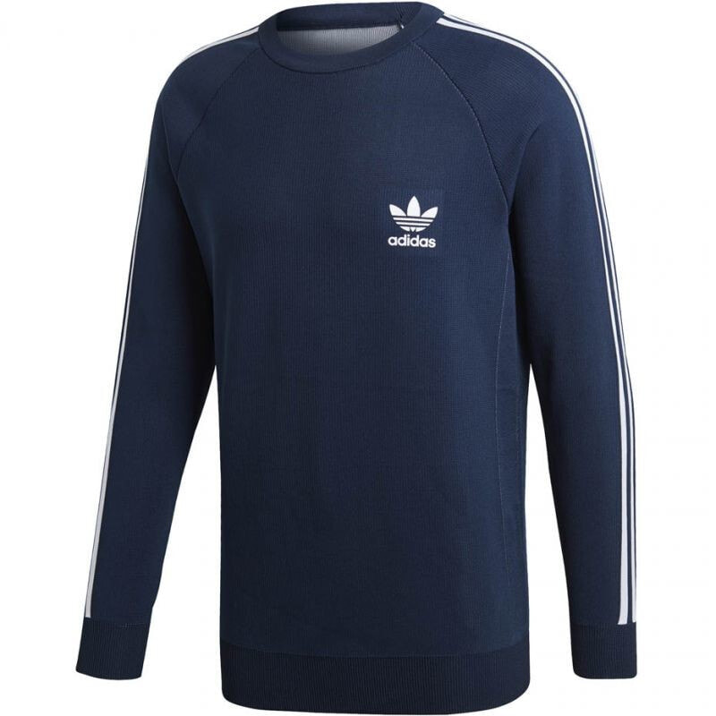 Мужской свитшот спортивный синий  adidas Knit Crew M DH5751 training sweatshirt