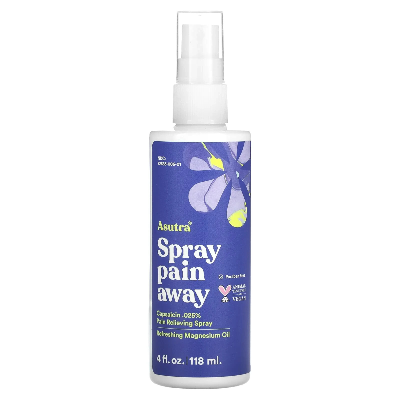 Spray Pain Away, Pain Relieving Spray, 4 fl oz (118 ml)