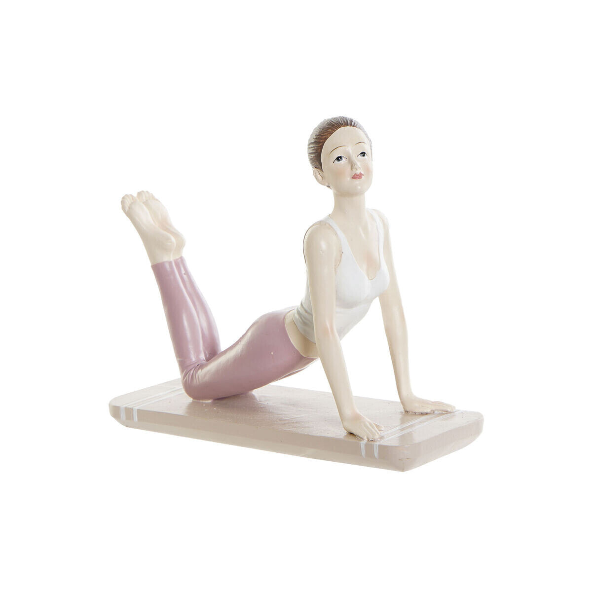 Декоративная фигура DKD Home Decor Розовый Yoga Scandi 16 x 6 x 13 cm