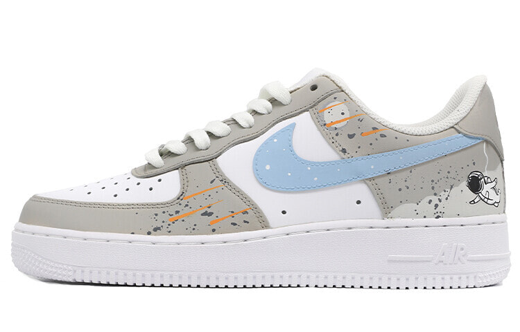 【定制球鞋】 Nike Air Force 1 Low 07 空军一号 低帮 深灰月球 宇航员 流星 低帮 板鞋 男女同款 灰蓝 / Кроссовки Nike Air Force CW2288-111