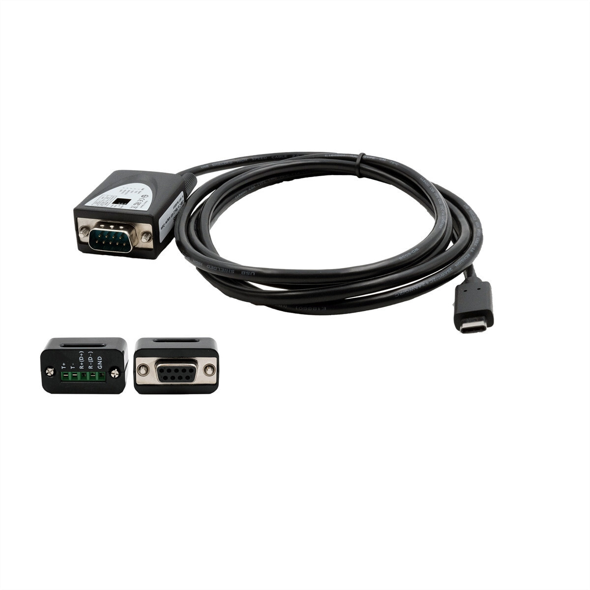 Компьютерный разъем или переходник Exsys GmbH USB 2.0 C-Stecker zu Seriell RS-422/485 Kabel Surge Protection FTDI Chip - Cable