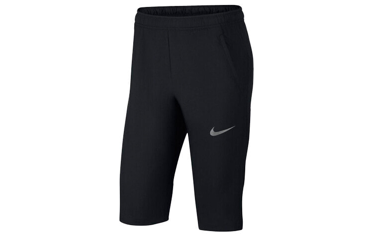 Nike Dri-FIT TEAM WOVEN 3/4 2.0 梭织训练七分运动裤 男款 黑色 / Nike Dri-FIT CJ7673-010
