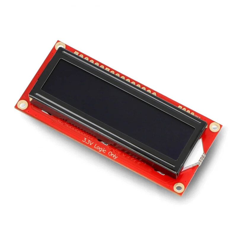 Display Qwiic I2C - 16x2 SerLCD I2C - RGB Backlight - SparkFun LCD-16396