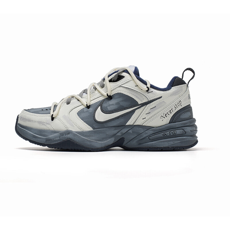 Nike Air Monarch 4 Chunky Sneakers Unisex Low-Top Off White/Grey