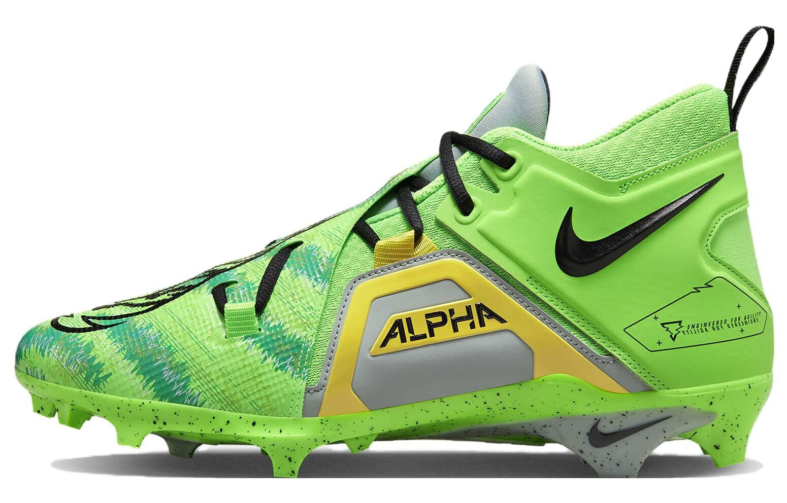 Nike Alpha Menace Pro 3 防滑减震耐磨 足球鞋 男款 绿色 / Кроссовки Nike Alpha Menace Pro 3 FB8442-303