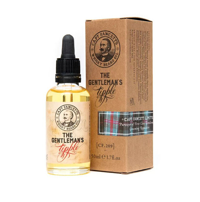 Beard oil with whiskey scent Cpt. Fawcett Gentleman`s Tipple - travel pack