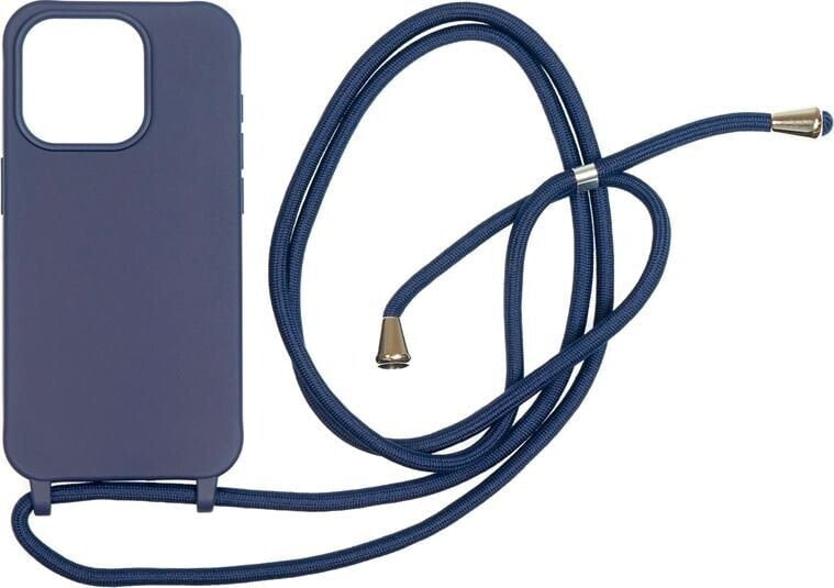 MOBILE ORIGIN Lanyard Case - Etui ze smyczą, blue do iPhone 15 Pro