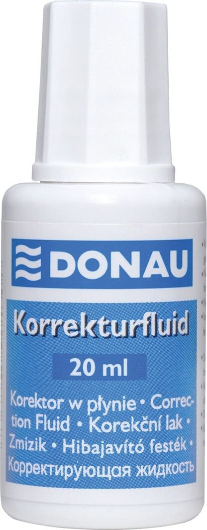 Donau Korektor w płynie DONAU z pędzelkiem, 20ml, blister