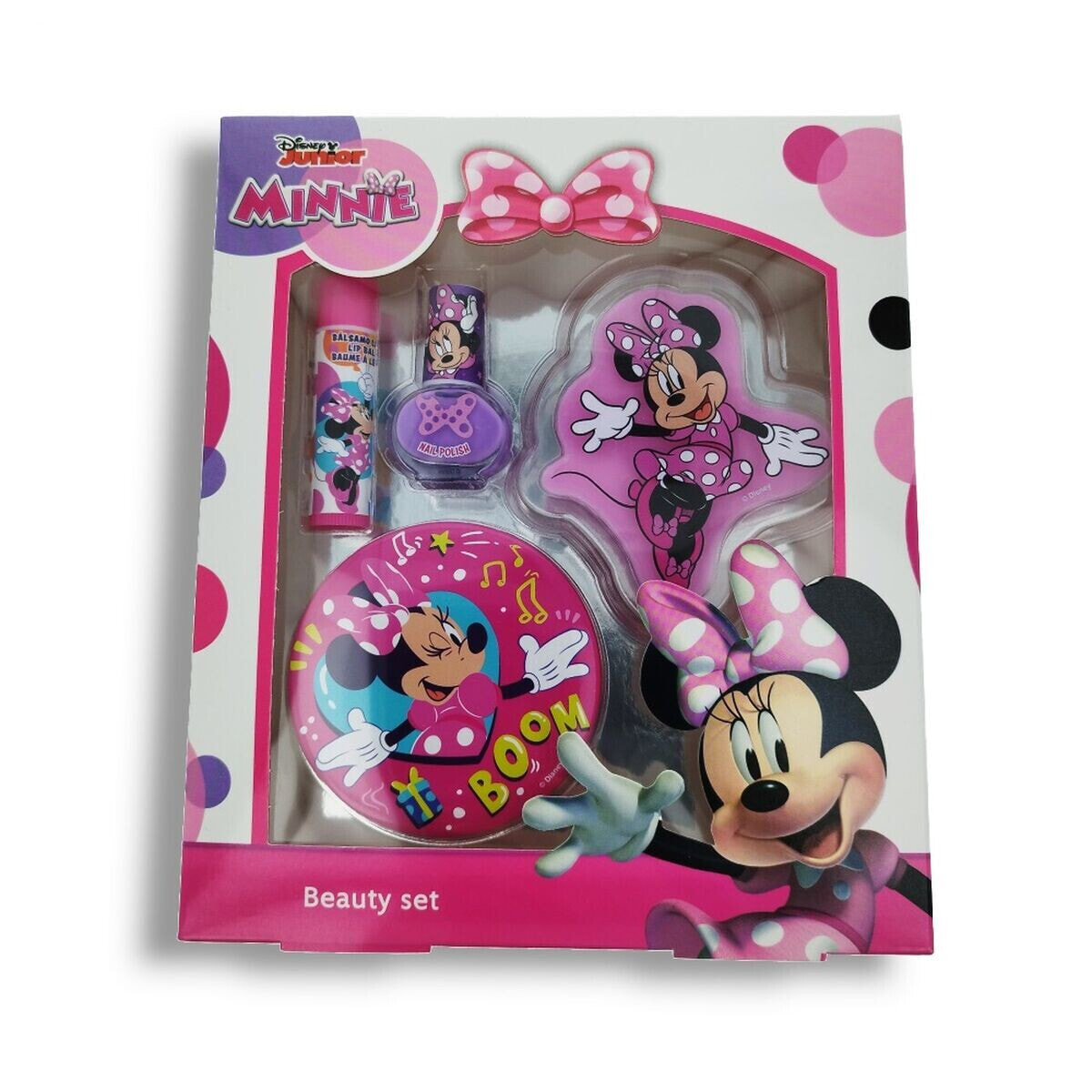 Children's Make-up Set Cartoon Minnie Set Belleza Lote 4 Pieces