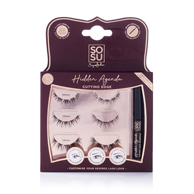 Artificial eyelashes Hidden Agenda (Cutting Edge) 10-14 mm