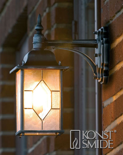 Konstsmide 7248-759 уличное освещение Наружный настенный светильник Черный, Серебристый