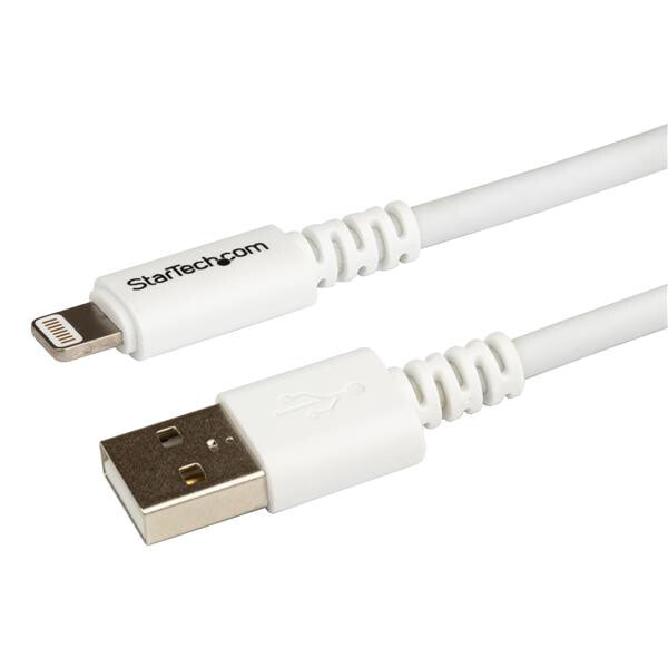 StarTech.com USBLT3MW кабель с разъемами Lightning 3 m Белый