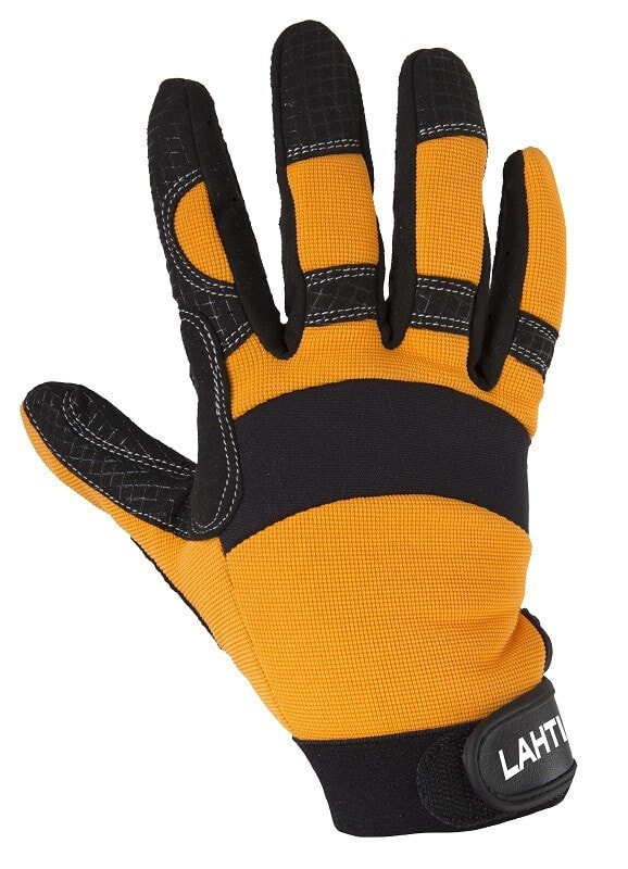 Lahti Pro Workshop gloves, black and orange, size 9 - L280509K
