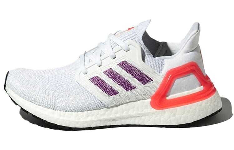 adidas Ultraboost 20 低帮 跑步鞋 女款 白粉紫 / Кроссовки Adidas Ultraboost 20 FY3466