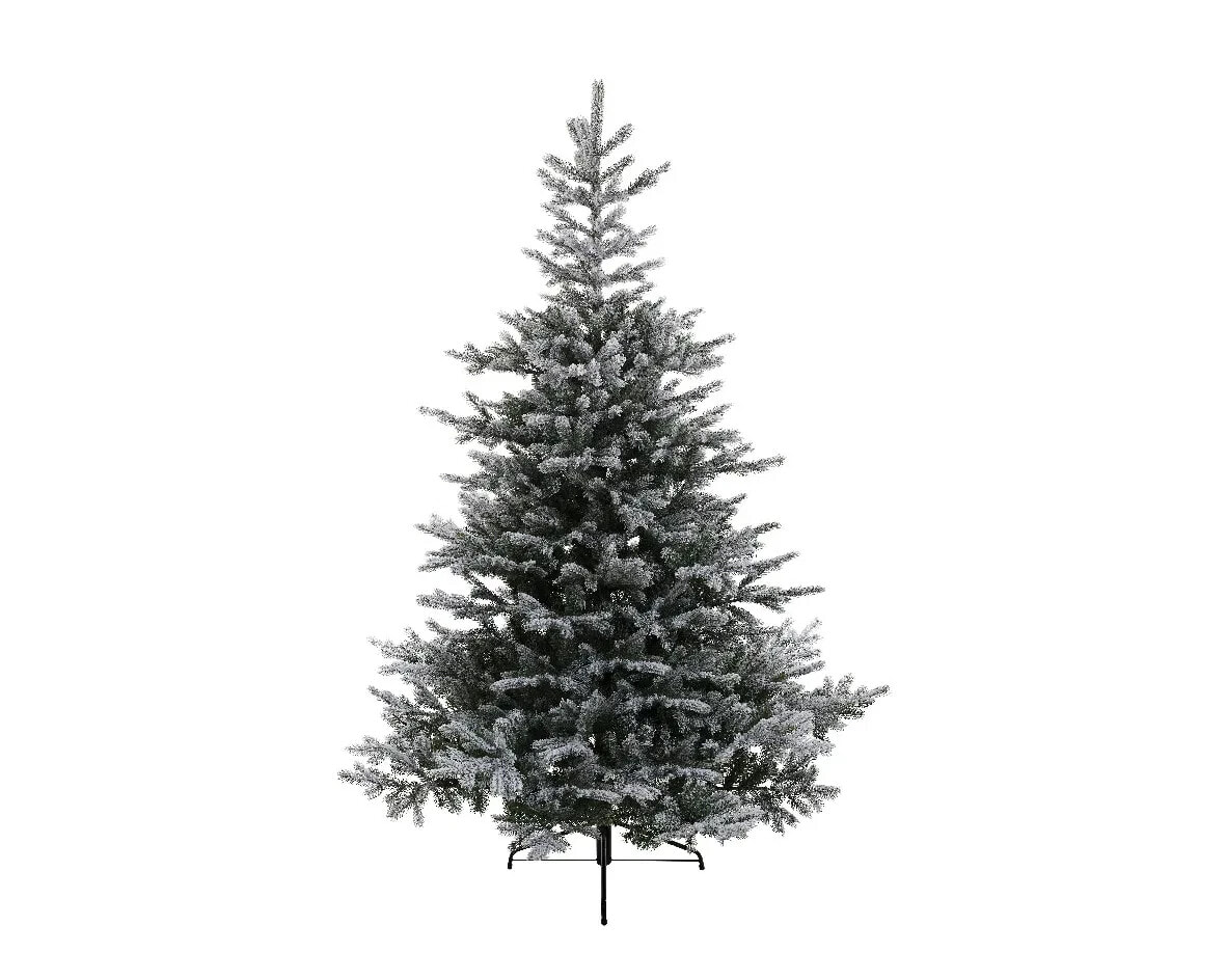 Everlands Künstlicher Weihnachtsbaum Grandis Fir 180cm beschneit