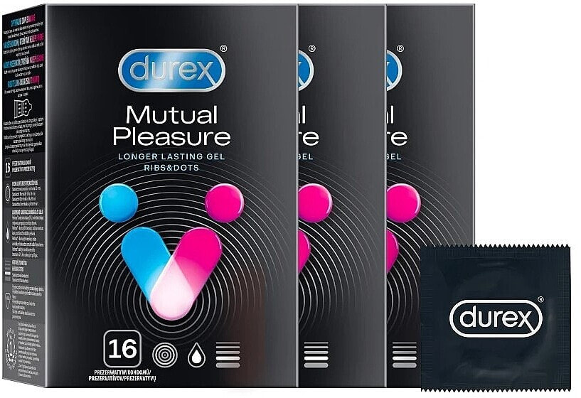 Kondome - Durex Mutual Pleasure 2+1