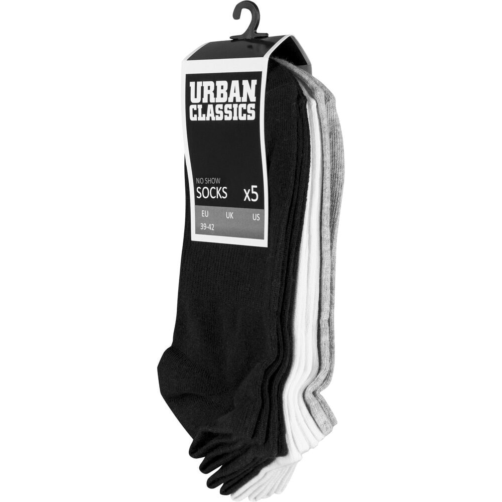 URBAN CLASSICS Pack Of 5 No Show Socks