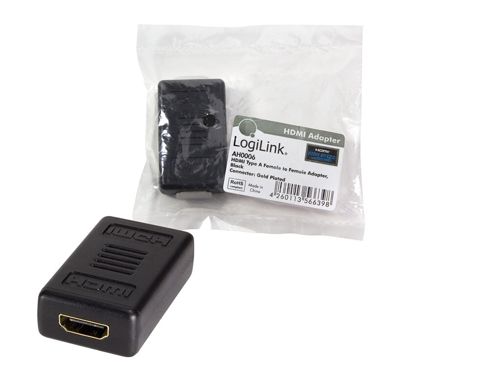 LogiLink HDMI Adapter Черный AH0006