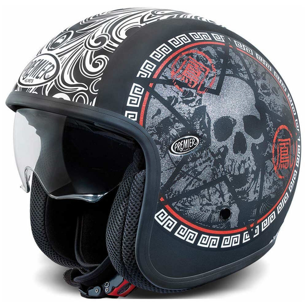 PREMIER HELMETS Vintage Evo SK 9 BM Open Face Helmet