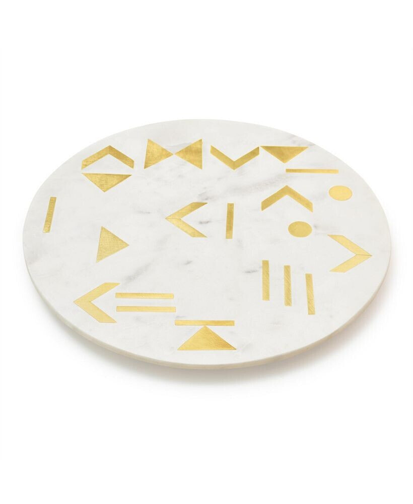 GAURI KOHLI olympia Marble Cheese Board - 12