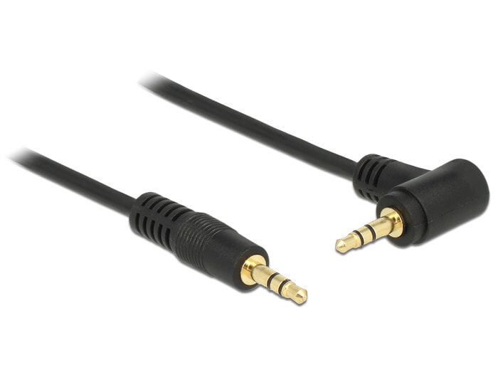 DeLOCK 0.5m 3.5mm M/M аудио кабель 0,5 m 3,5 мм Черный 83752