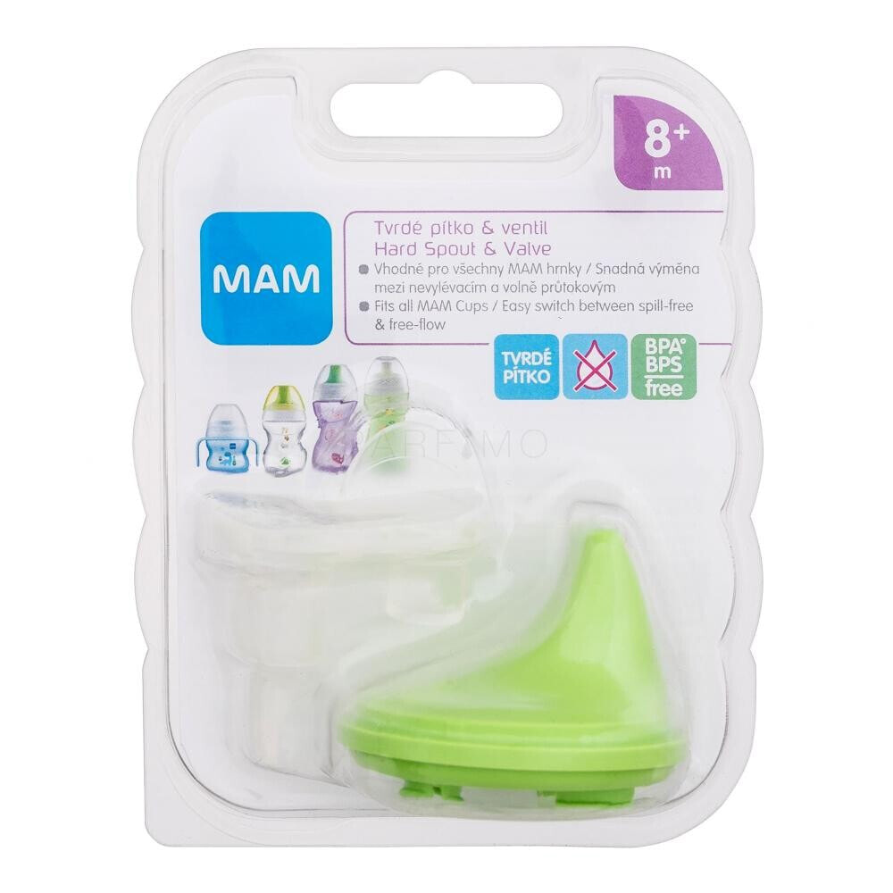 MAM Spout & Valve Hard 8m+ Green 1 St. trinkbecher für Kinder