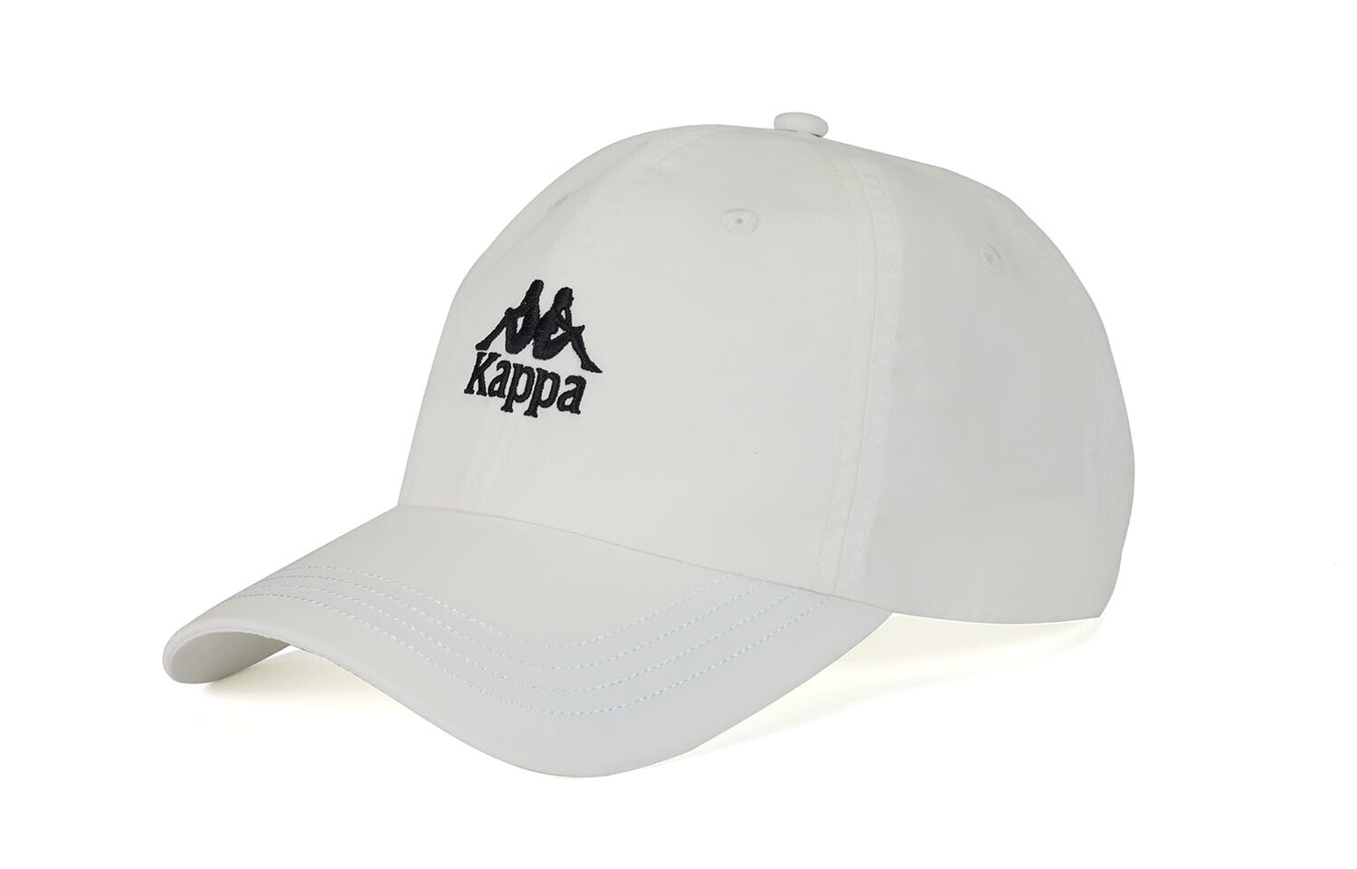Kappa 复古小Logo 运动休闲 鸭舌帽 男女同款 黑色/韩国白 / Кепка Kappa Logo K0BX8MB20AE