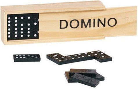 Goki Domino game in wooden box 4013594154499