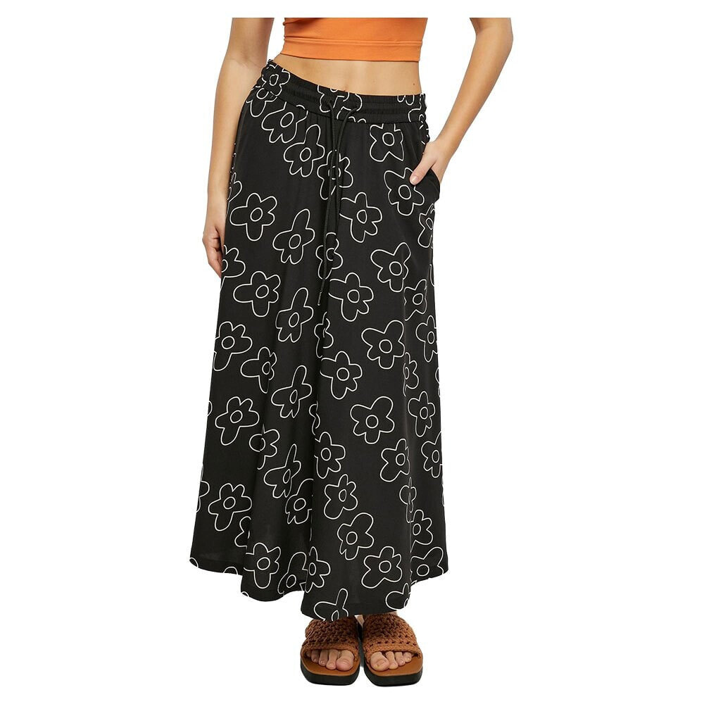 URBAN CLASSICS Viscose Midi Skirt