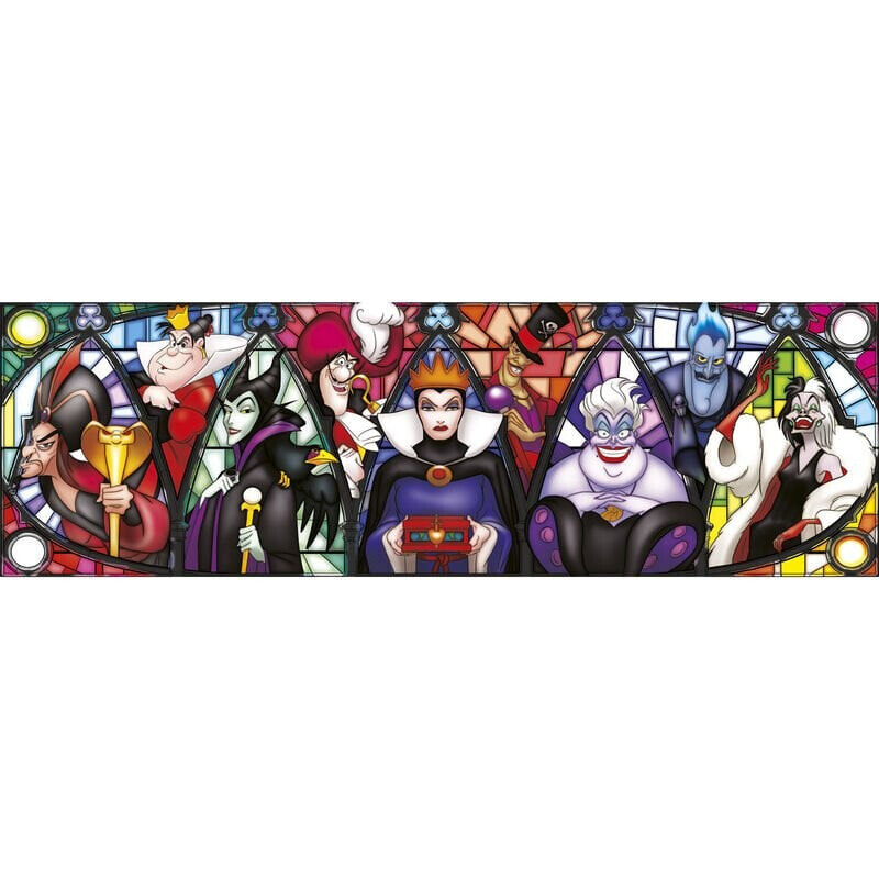 CLEMENTONI Disney Villains Panorama Puzzle 1000 Pieces