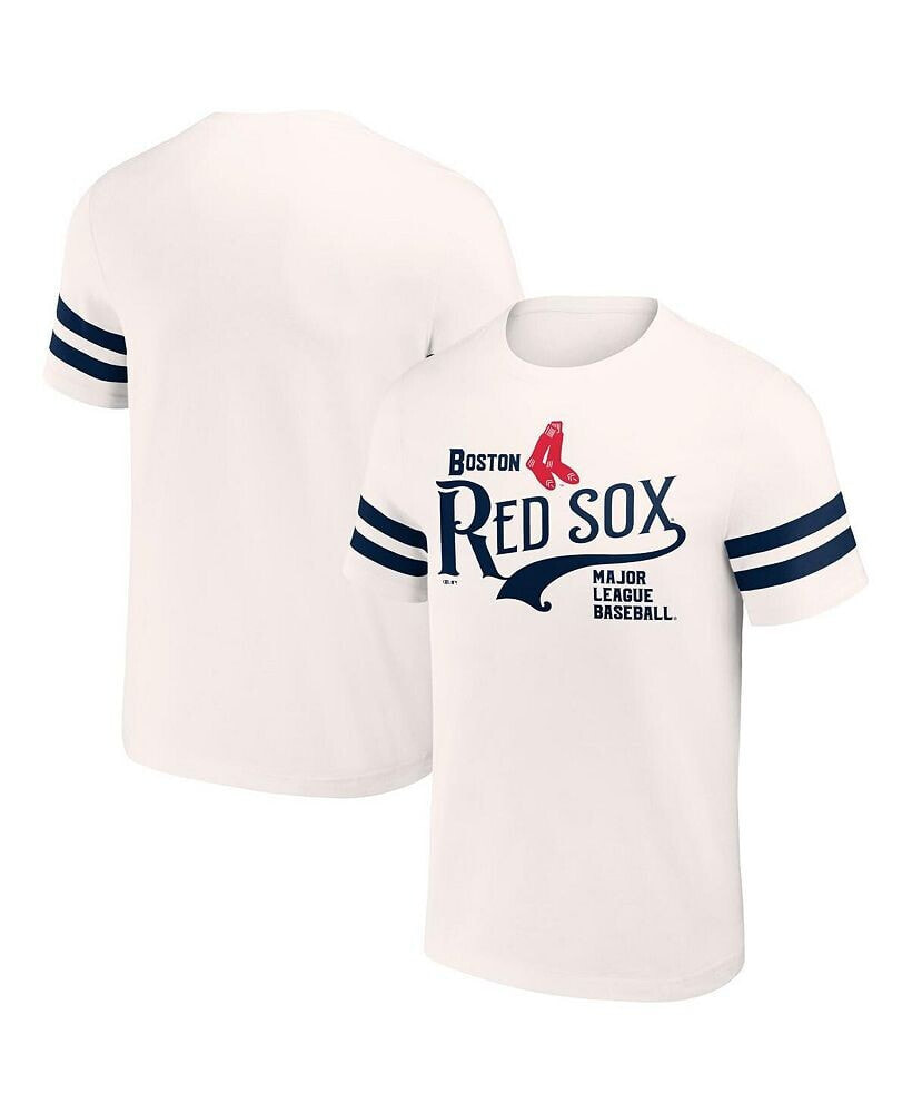 Fanatics men's Darius Rucker Collection by Cream Boston Red Sox Yarn Dye Vintage-Like T-shirt