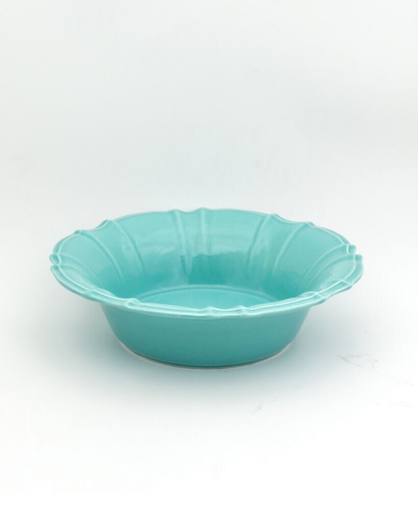 Euro Ceramica chloe Turquoise Pasta Bowl