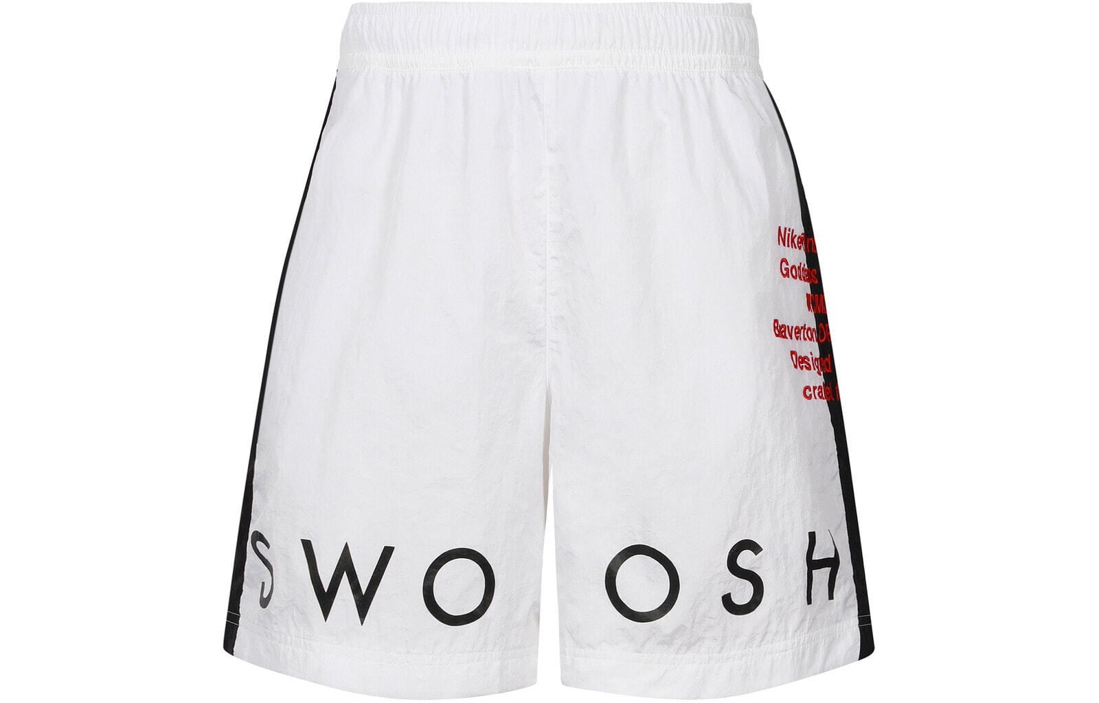Nike Sportswear Swoosh 侧边字母刺绣梭织运动短裤 男款 白色 / Шорты Nike Sportswear Swoosh CJ4905-100