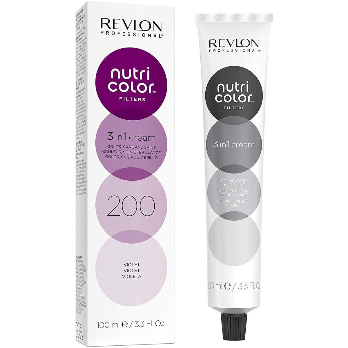 Permanent Colour Creme Revlon Nutri Color Filters Violet Nº 200 (100 ml)