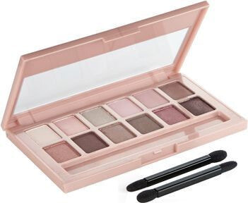 Maybelline The Blushed Nudes Eyeshadow Palette  02  Палетка теней для век 12 оттенков 10 г