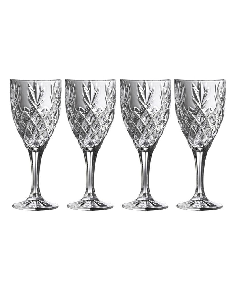 Belleek Pottery renmore Goblet, Set of 4