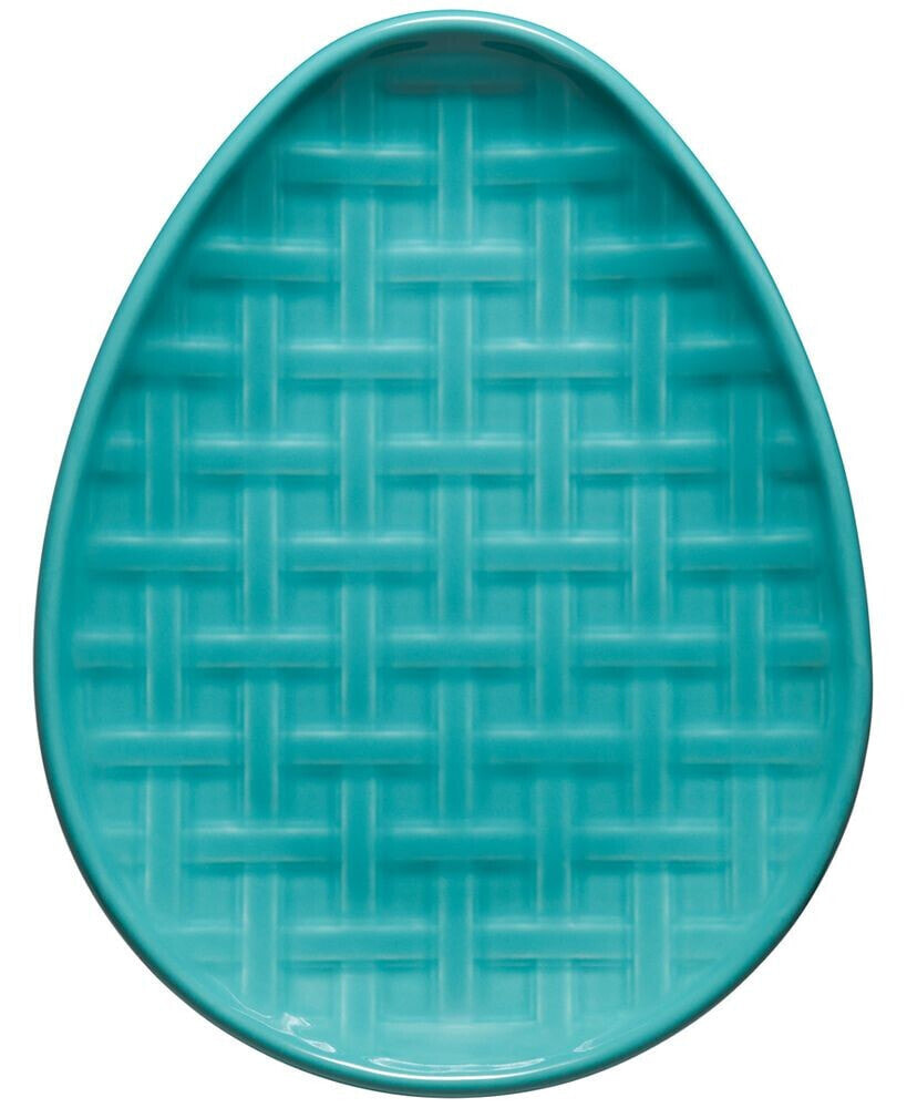 Fiesta embossed Egg Plate