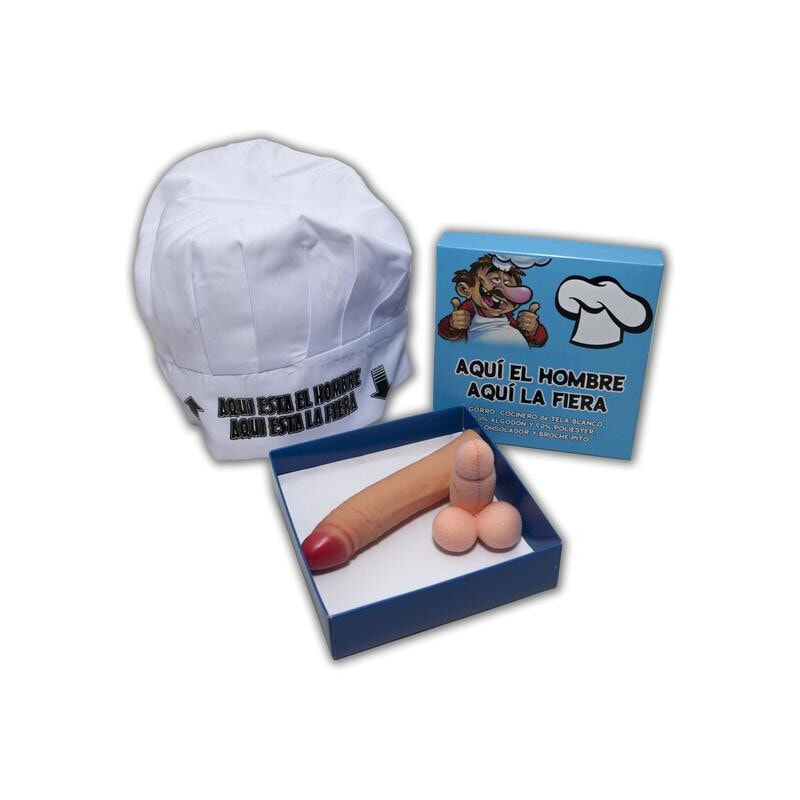 Эротический сувенир или игра DIVERTY SEX Chef's Hat, Brooch and Stimulator Set