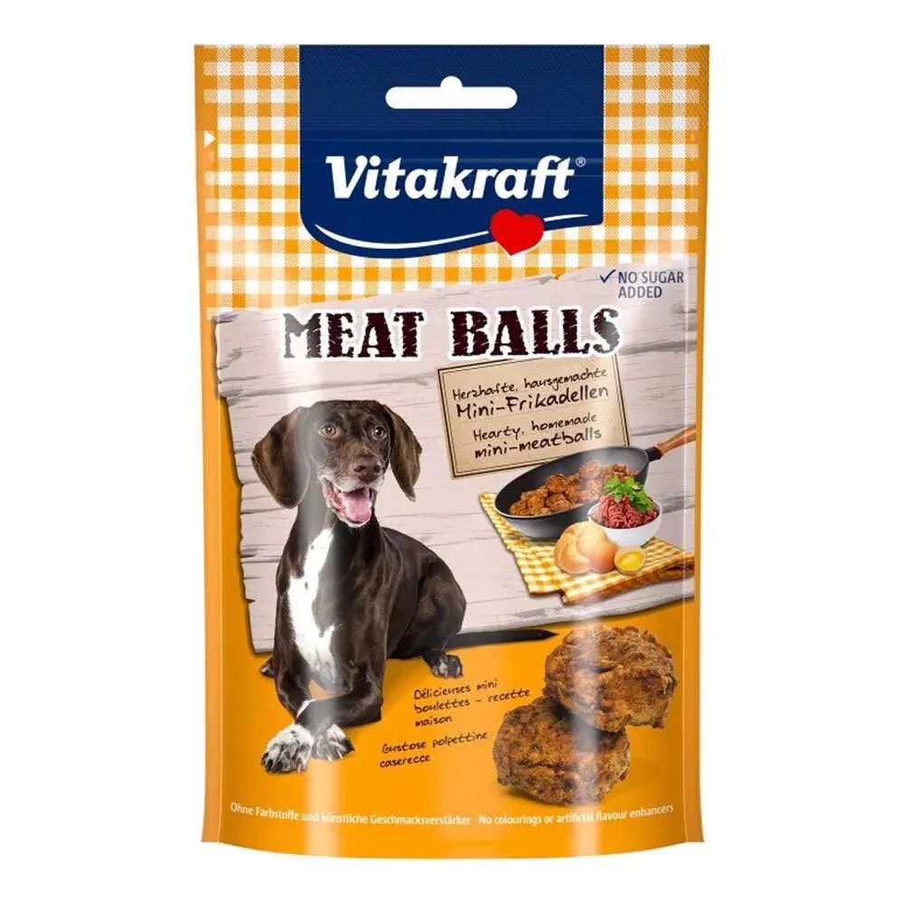 VITAKRAFT Meat Balls dog treat 80g