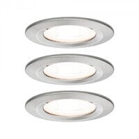 PAULMANN 934.76 - Recessed lighting spot - GU10 - 3 bulb(s) - LED - 2700 K - Metallic