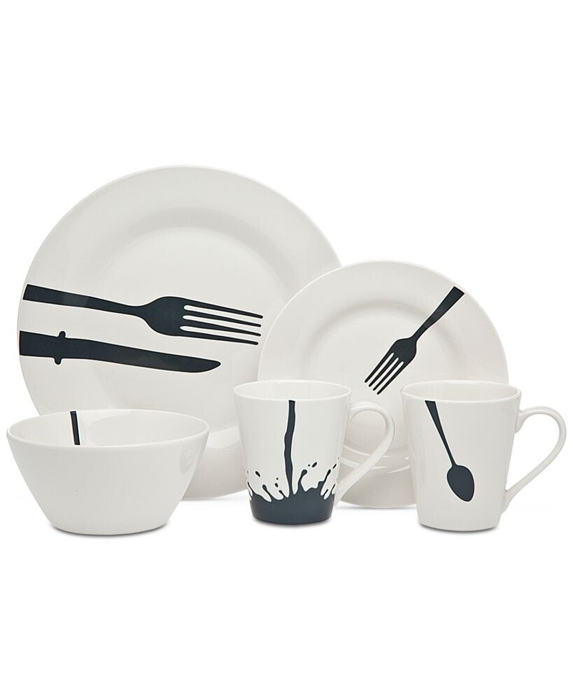 Godinger acme 16-Pc. Dinnerware Set