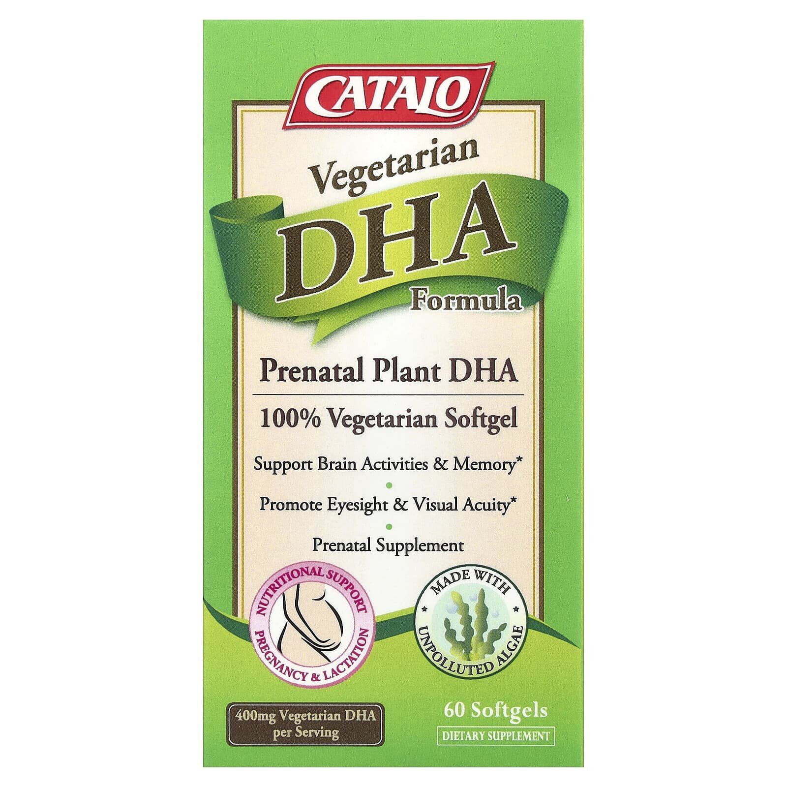 Vegetarian DHA Formula, 60 Softgels