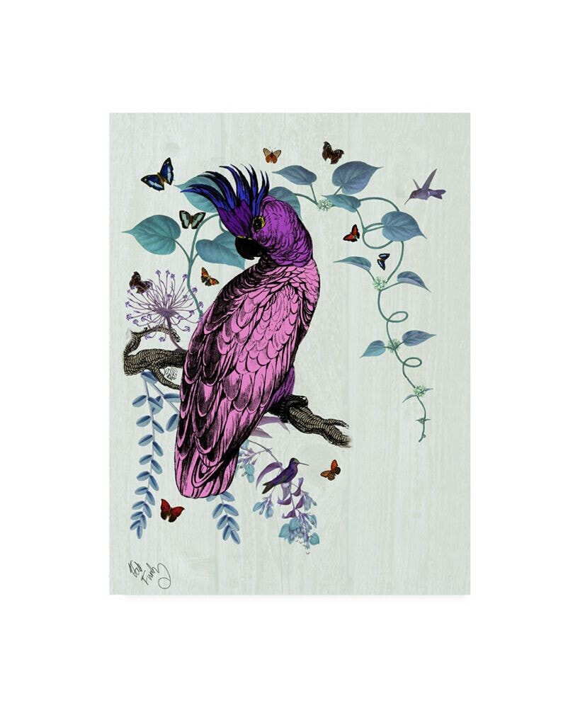 Trademark Global fab Funky Pink Parrot Canvas Art - 27