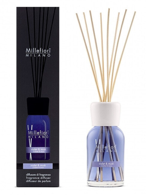 Millefiori Violet & Musk ароматическая эссенция 250 ml Кедровое дерево, Гелиотроп, Ирис, Мускус, Оранжевый, Фиолетовый Аромадиффузор 20.007DD.00VM