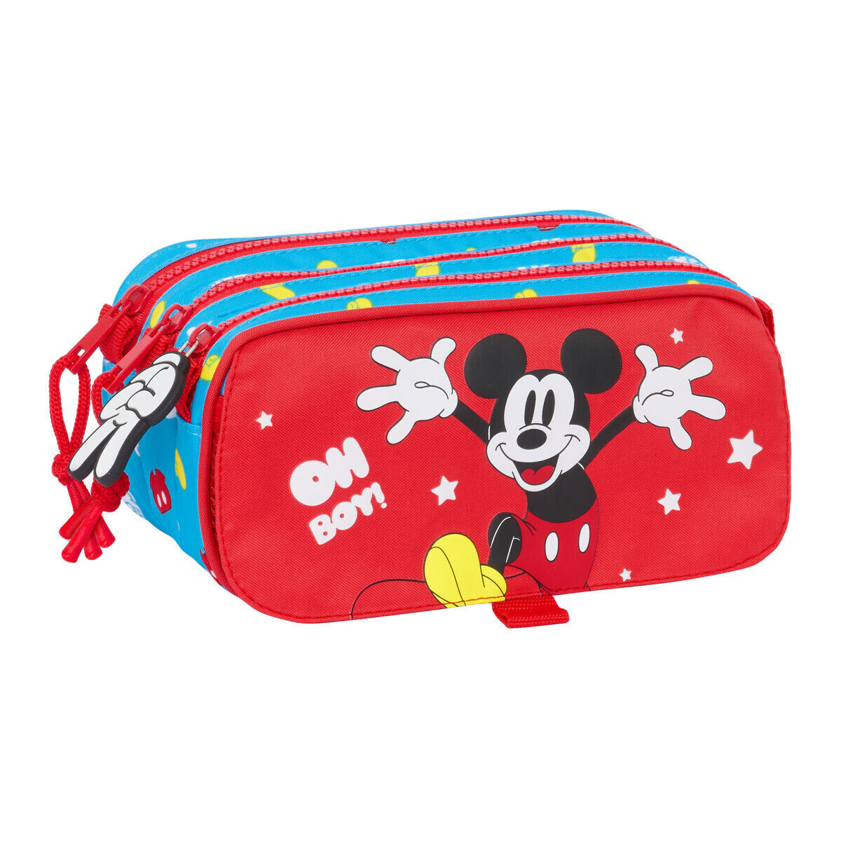 Double Carry-all Mickey Mouse Clubhouse Fantastic Blue Red 21,5 x 10 x 8 cm