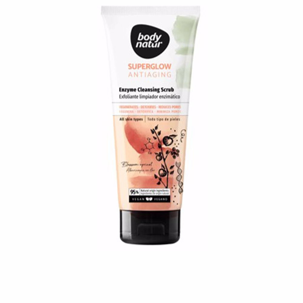 Body Natur Superglow Enzyme Cleansing Scrub Очищающий и отшелушивающий энзимный скраб для лица 100 мл