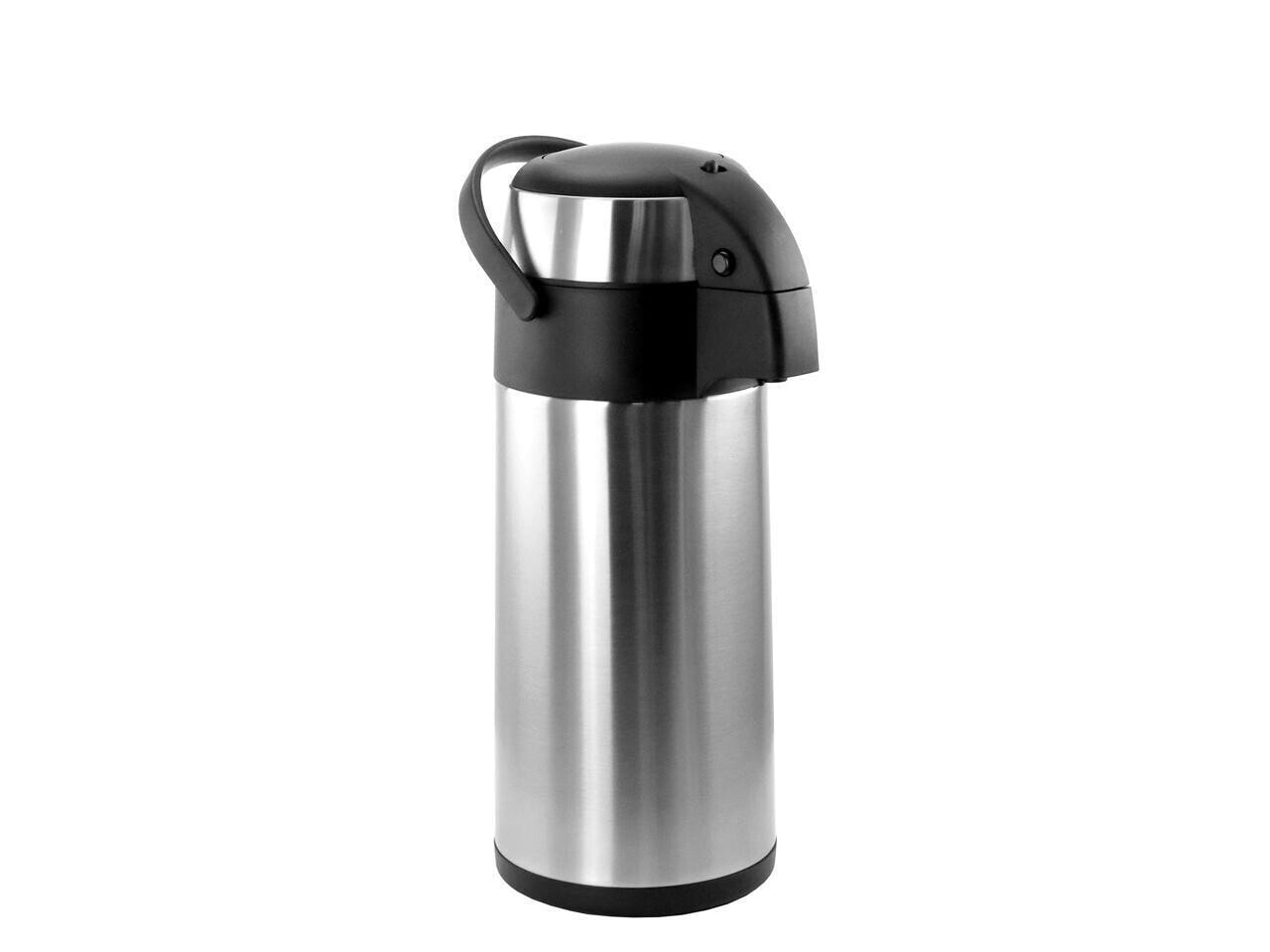 MegaChef MG-ASUC050 5 Liter Stainless Steel Airpot Hot Water Dispenser for Coffe