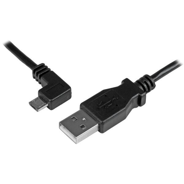 StarTech.com USBAUB50CMLA USB кабель 0,5 m 2.0 USB A Micro-USB B Черный