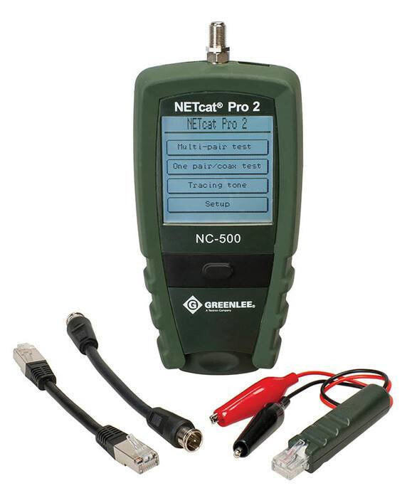 Tempo NC-500 NETcat® Pro2 Тестер для кабелей UTP/STP Черный 52024556